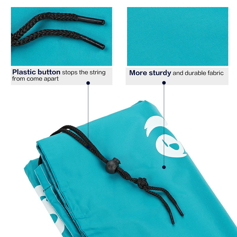 HOMEST 2 Pack XL Wash Me Travel Laundry Bag, Dirty Clothes Organizer, Large Enough to Hold 4 Loads of Laundry, Easy Fit a Laundry Hamper or Basket - Image 4