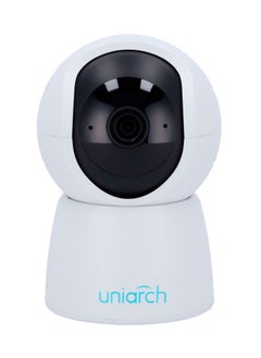 UNIARCH Uniarch 2MP Indoor Pan & Tilt Wi-Fi Camera, Built-in Mic & Speaker, IR night vision, Support 256 G Micro SD card, White  - Image 1