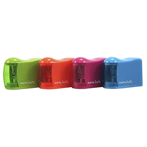 X-ACTO Buzz Battery Pencil Sharpener, Assorted Colors, 1 Count (16758) - Image 2
