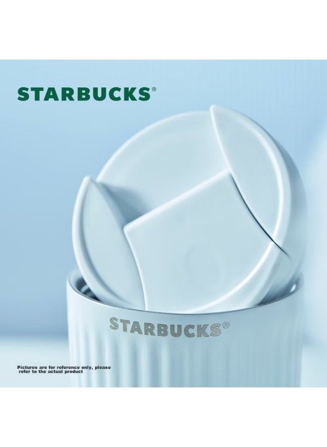 Starbucks Blue Gradient Stainless Steel Straw Cup French Fries Cup 473ml Car Cup Insulated Cup Gift Home Bar - Image 2
