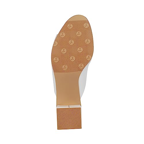 Mochi Women White Block Heel Fashion Sandal UK/5 EU/38 (40-137) - Image 5