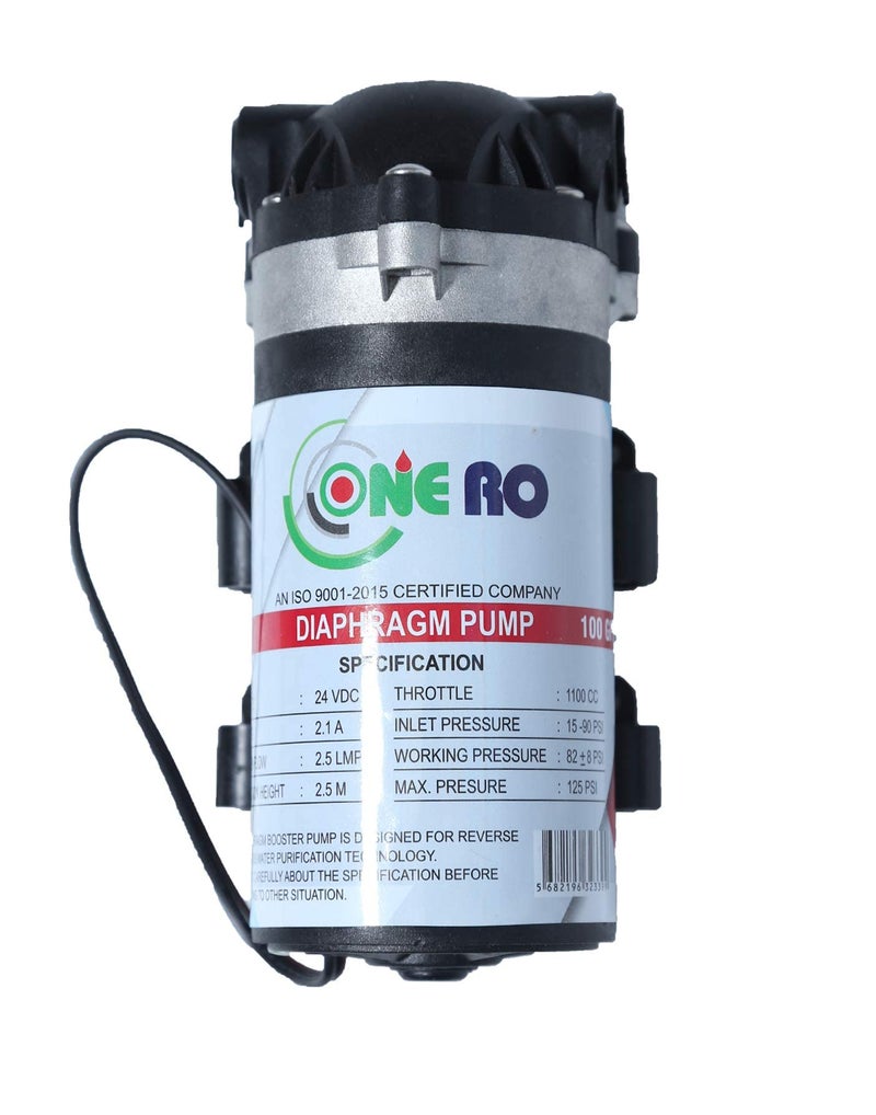 ONE RO Water Purifier 100 GPD Cooper Winding Booster Pump - Image 2