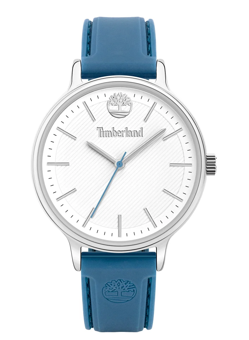 تمبرلاند Chesley White Dial Blue Silicone Strap Analog Watch for Women 38mm