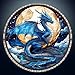Purdicra Wooden Puzzles for Adults Unique Animal Shaped Moonlit Blue Dragon Puzzle 3D Vision Wooden Jigsaw Puzzle Christmas Birthday Gifts for FriendsFamily Home Decor 134 134in 300pcs - Image 2