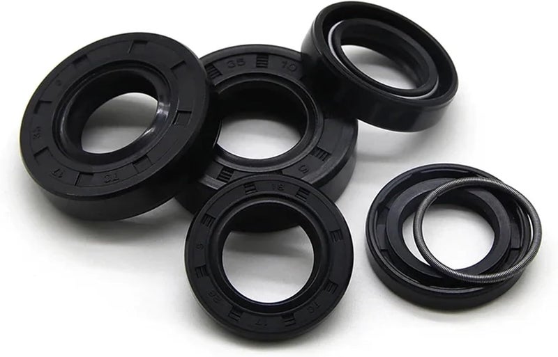 ID 17mm NBR Oil Seal TC-17 * 25/27/28/30/32/35/40/45/47 * 5/7/8/10mm Nitrile Rubber Shaft Double Lip Oil Seals(5pcs,17x30x8mm) - Image 3