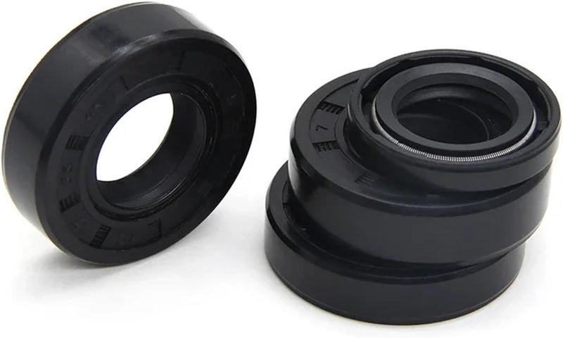 ID 17mm NBR Oil Seal TC-17 * 25/27/28/30/32/35/40/45/47 * 5/7/8/10mm Nitrile Rubber Shaft Double Lip Oil Seals(5pcs,17x30x8mm) - Image 2