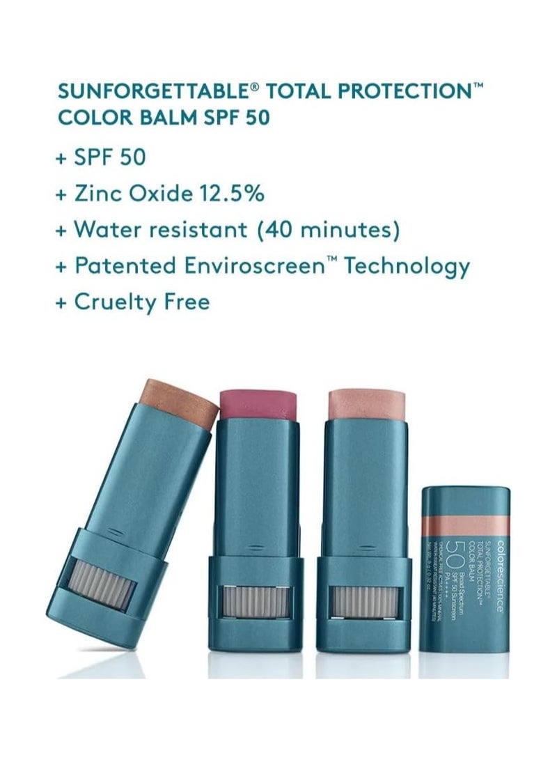 كولور ساينس Colorescience Sunforgettable Total Protection Color Balm, SPF 50, Golden Hour, 9 grams - Image 4