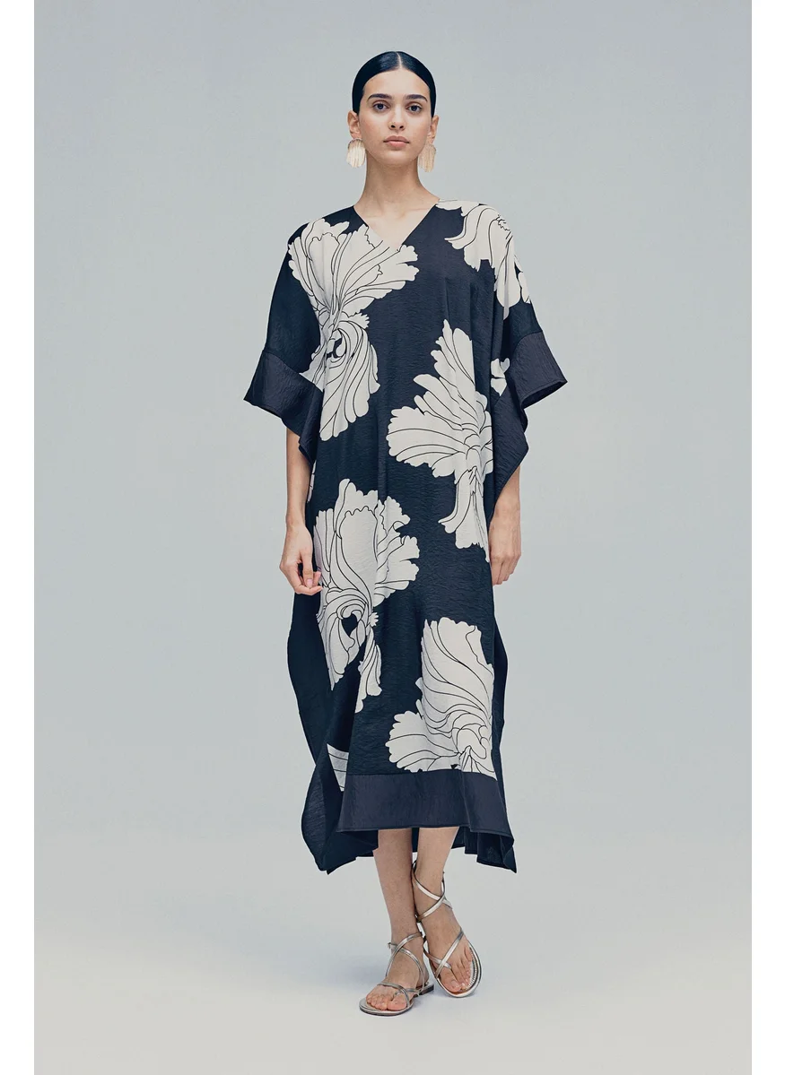 اتش اند ام Satin Kaftan Dress