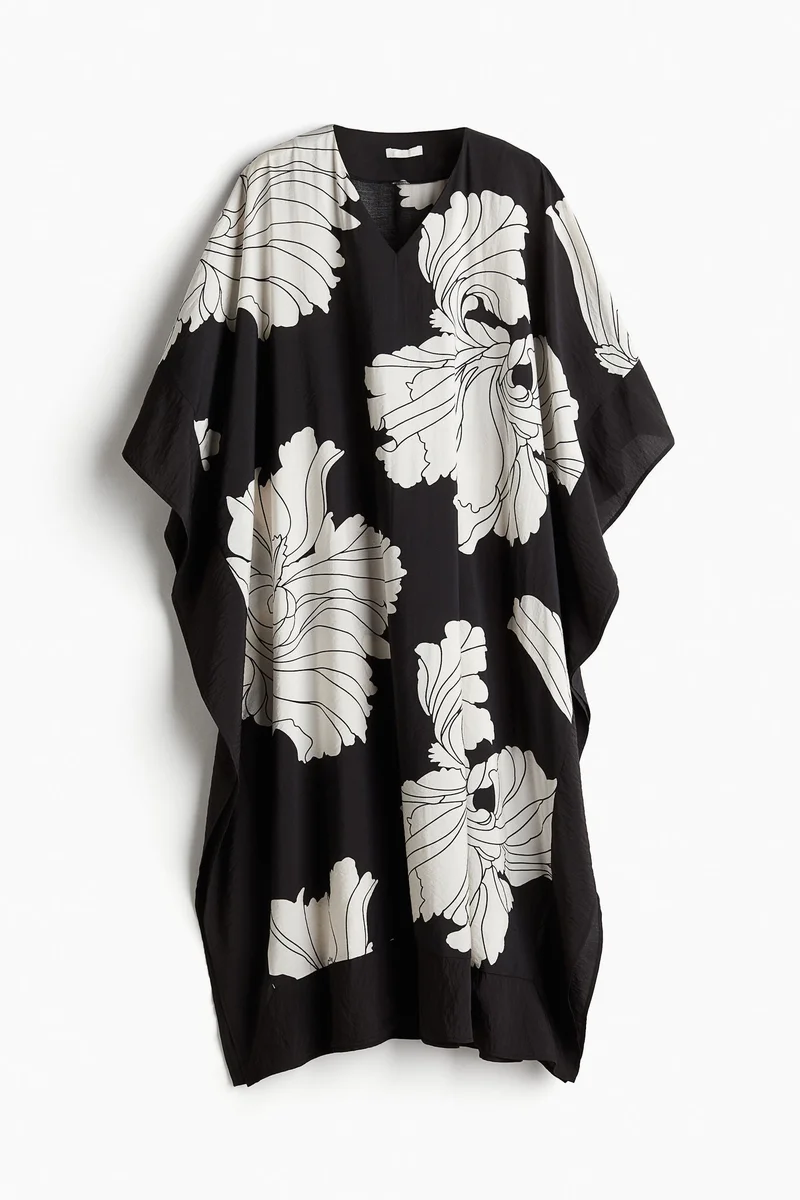 اتش اند ام Floral Print Caftan Dress
