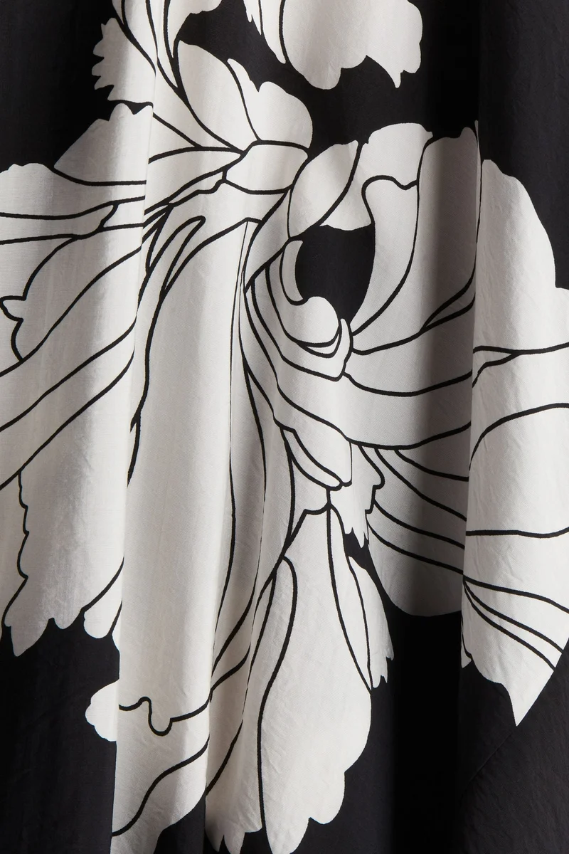 اتش اند ام Floral Print Caftan Dress