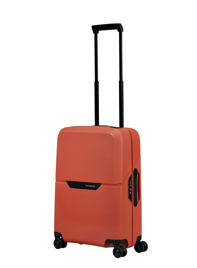 Samsonite Magnum Eco 55cm – Orange Hard Shell Spinner Cabin size Luggage. - Image 1