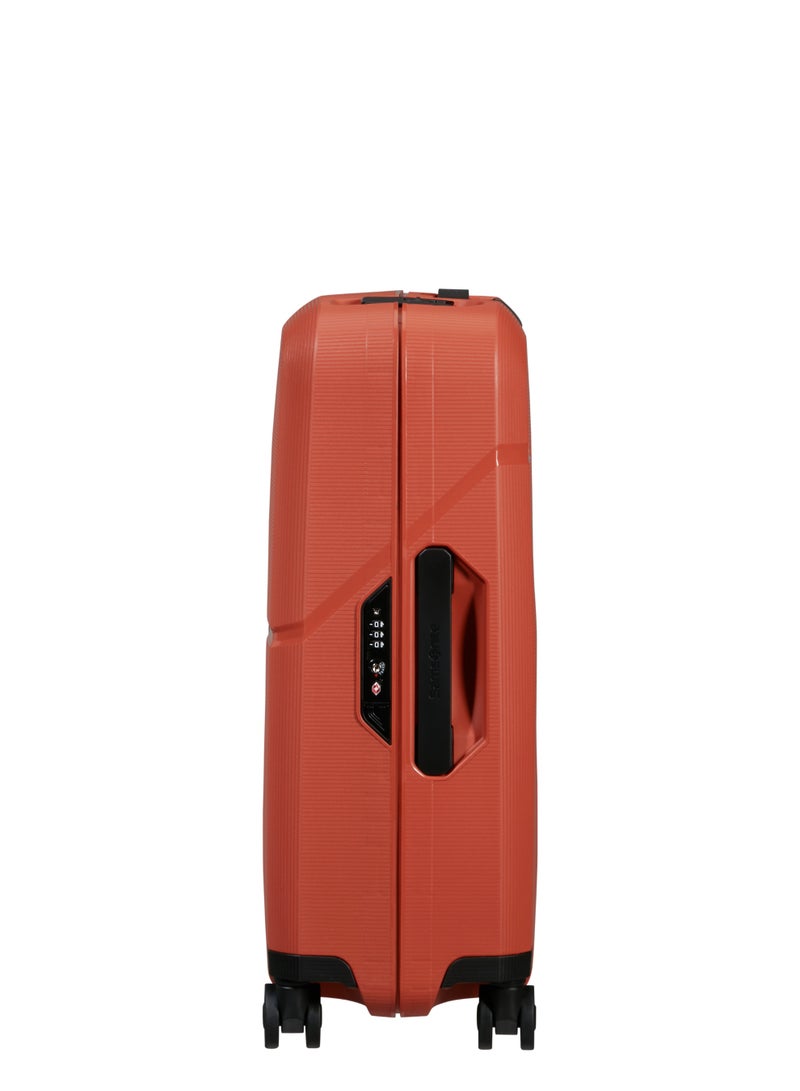 Samsonite Magnum Eco 55cm – Orange Hard Shell Spinner Cabin size Luggage. - Image 4