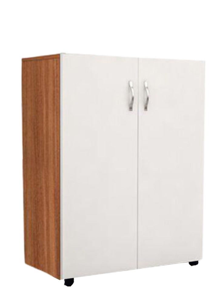 Generic Boots 2 shelves 5 shelves 70 cm more storage space - White and Brown - Image 2