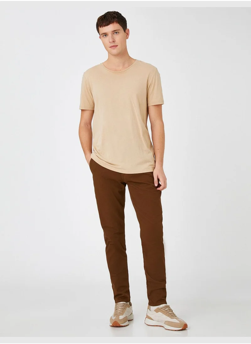 كوتون Basic Chino Trousers