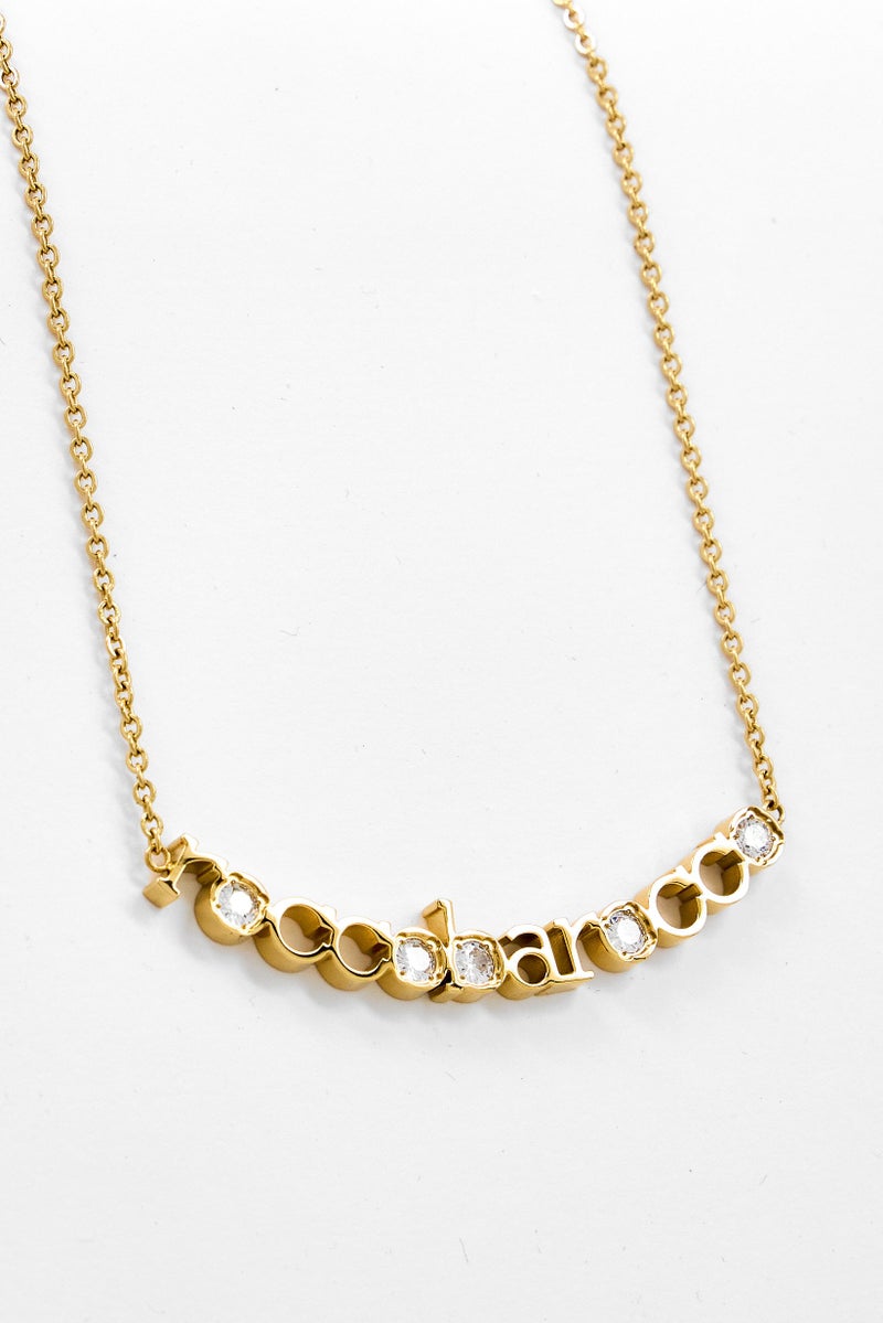 RoccoBarocco Women Fashionable Gold Plated Necklace, Gold  - Image 1
