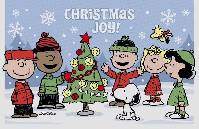 DaySpring Peanuts Christmas Joy  The Wonder of Christmas  50 Bulk Christmas Boxed Cards  Envelopes NLT J9694 - Image 2