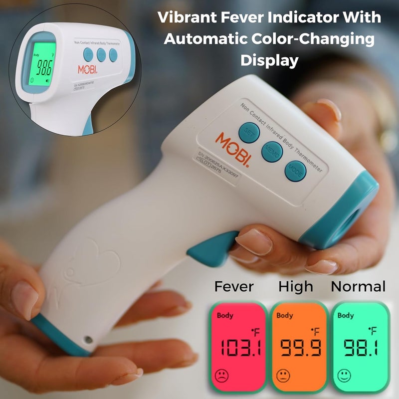 MOBI  NonContact Forehead Digital Thermometer with Object Temperature Mode  Touchless Fever Thermometer - Image 4