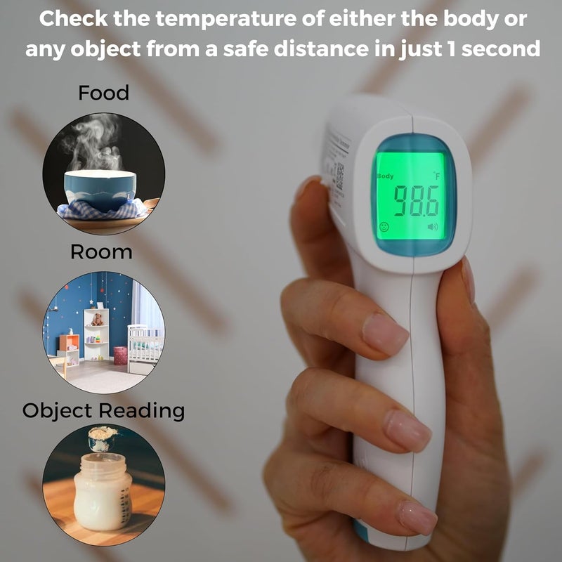 MOBI  NonContact Forehead Digital Thermometer with Object Temperature Mode  Touchless Fever Thermometer - Image 5