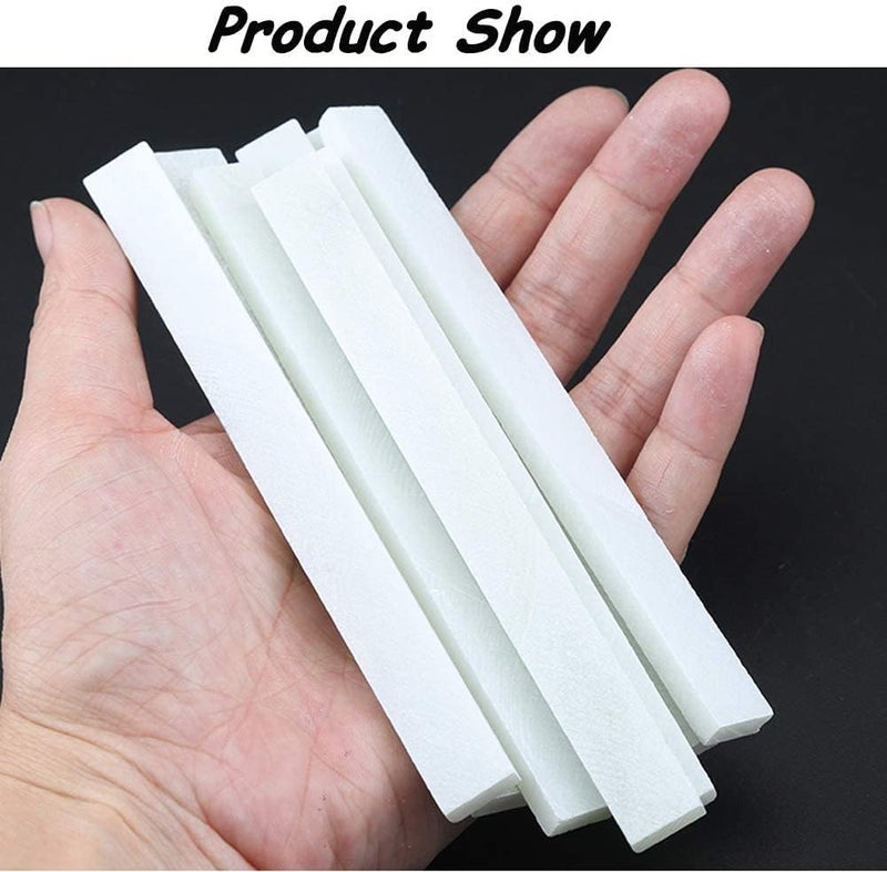 AQ AQSON AQSON Engineers French Chalk Flat Soapstone Marking Sticks - Professional Quality White Marble Chalk for Welders and Metal Fabrication (100 Pieces) - Image 4