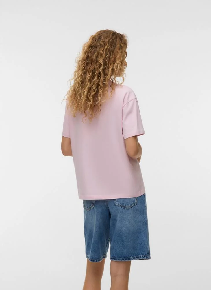 VERO MODA Crew Neck Regular Fit T-Shirt