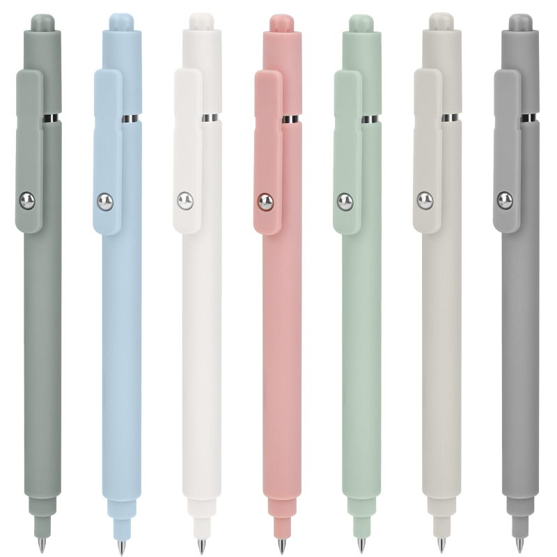 Donse Easter Basket Stuffers: 7 Pcs Gel Pens 0.5mm Quick Dry Black Ink Fine Point Smooth Writing Pens Cute Office Essentials School Supplies Stocking Stuffers Nurse Teacher Appreciation Week Gifts for Women - Image 2