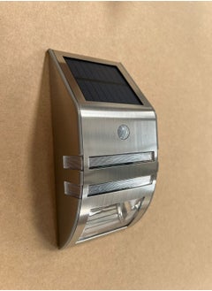 GCC ENERGY Solar Motion Sensor Wall  (Silver)  - Image 1