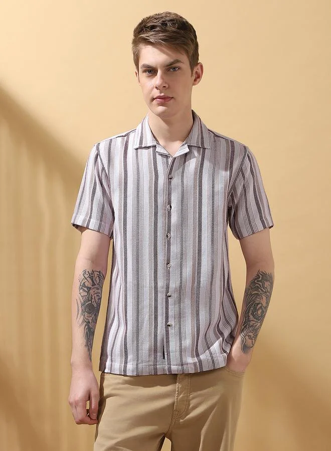 Dennis Lingo Trendy Maroon Shirt For Men With A Rich And Elegant Color Crafted From Premium Fabric
