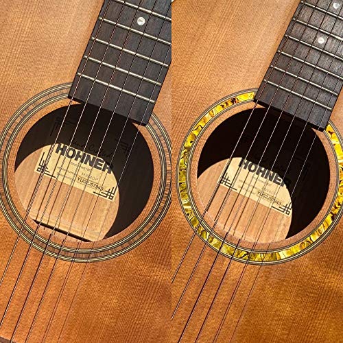 Inlaystickers Inlay Sticker Decal Acoustic Guitar Purflinng Sound Hole in Abalone Theme - Rosette Strip/OC - Image 5