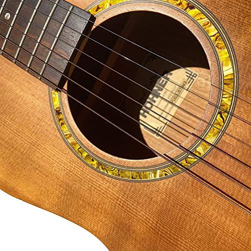 Inlaystickers Inlay Sticker Decal Acoustic Guitar Purflinng Sound Hole in Abalone Theme - Rosette Strip/OC - Image 2