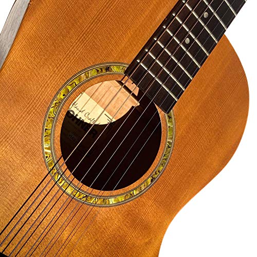 Inlaystickers Inlay Sticker Decal Acoustic Guitar Purflinng Sound Hole in Abalone Theme - Rosette Strip/OC - Image 3