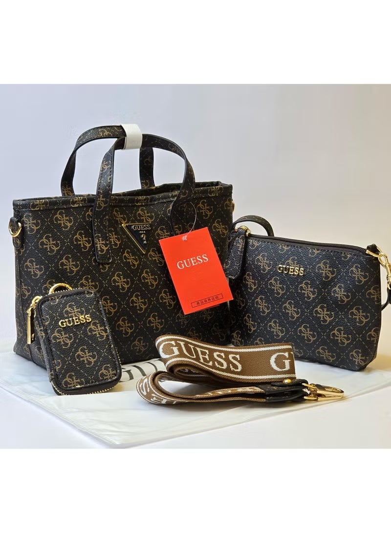 GUESS Kuba Top Zip Shoulder Bag - Image 1