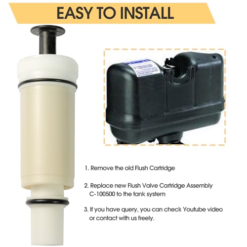 Saiyugty Upgraded C-100500-K C-100500-Kit Flush Valve Cartridge Assembly Kit for m-101526-f3 503 504 Series Duct Valve, 1 Pack - Image 4