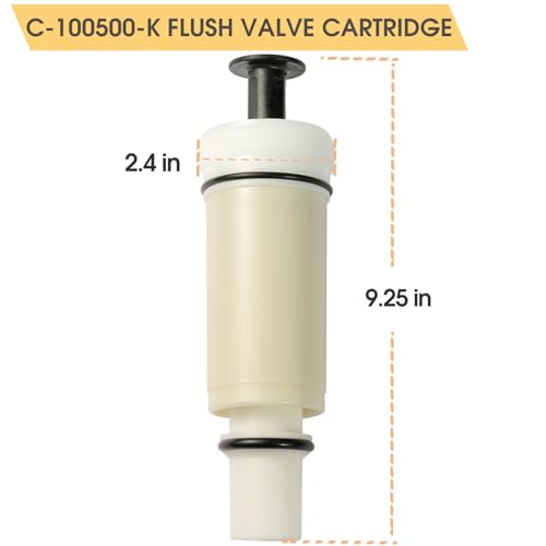 Saiyugty Upgraded C-100500-K C-100500-Kit Flush Valve Cartridge Assembly Kit for m-101526-f3 503 504 Series Duct Valve, 1 Pack - Image 2