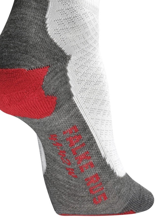 FALKE Women's RU5 Race Short Running Socks, Breathable Quick Dry, Quarter Length, Ultralight Cushion, Athletic Sock, White (White-Mix 2020), 5-6, 1 Pair - Image 5