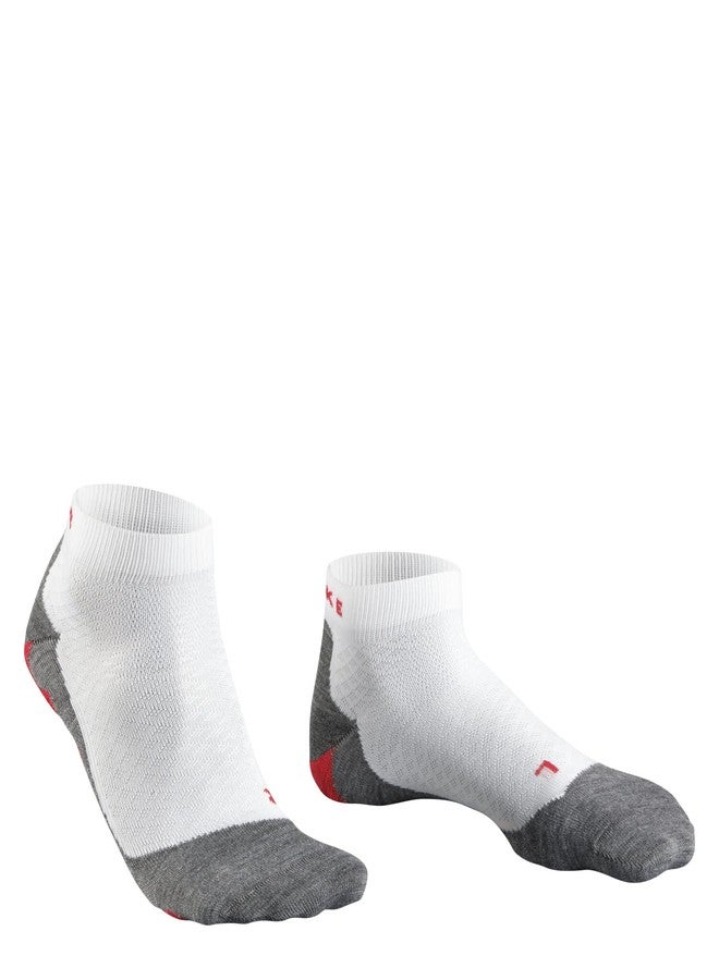 FALKE Women's RU5 Race Short Running Socks, Breathable Quick Dry, Quarter Length, Ultralight Cushion, Athletic Sock, White (White-Mix 2020), 5-6, 1 Pair - Image 3
