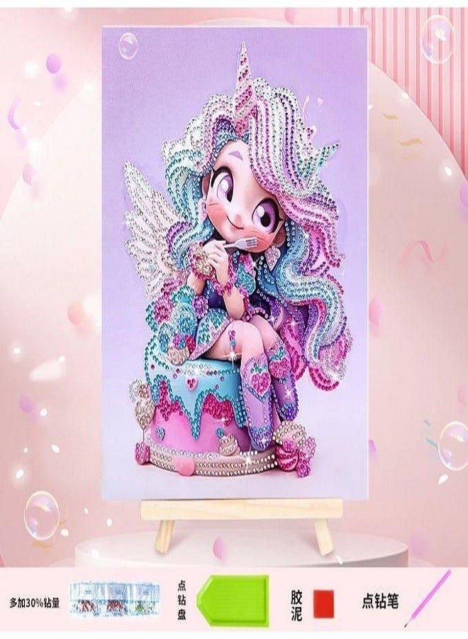 Diy Diamond Painting Kits for Kids, 5D Arts and Crafts for Kids, Painting Kits for Beginners Size 30 x 23  - Image 1