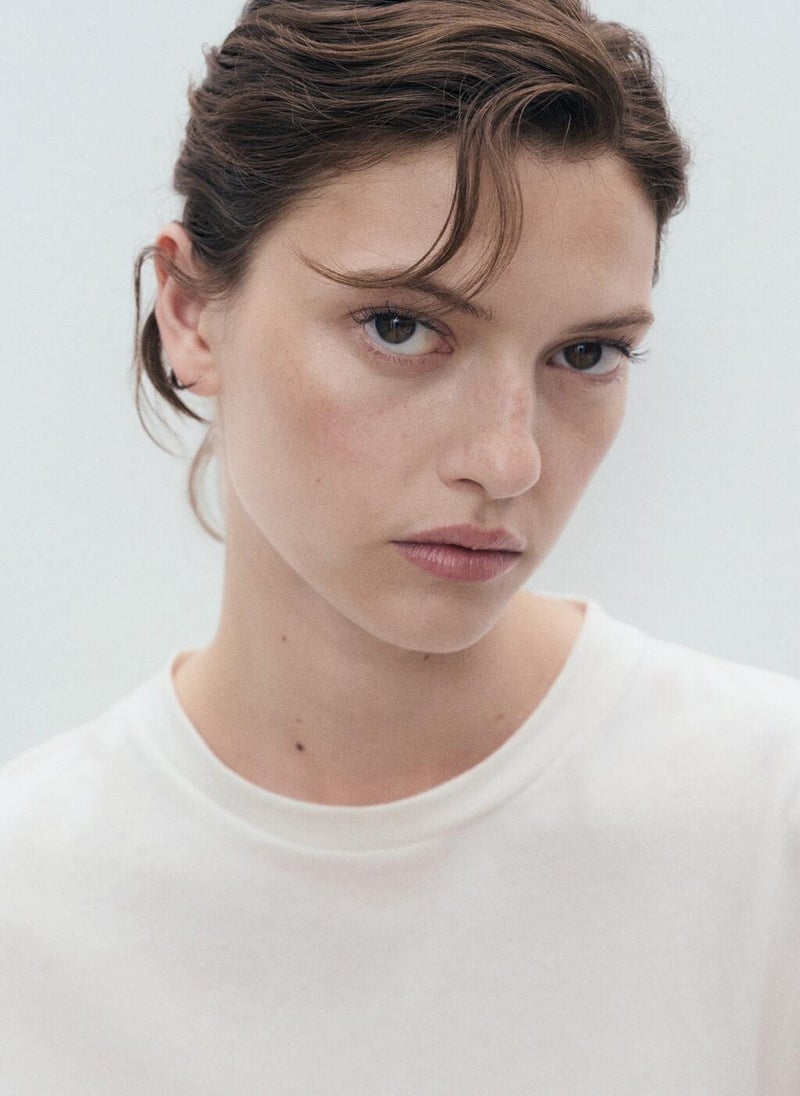 MANGO Embroidered ruffle t-shirt - Image 3