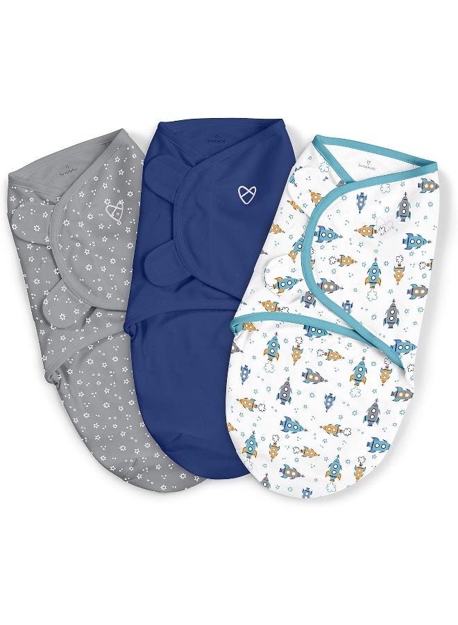 SwaddleMe Original Swaddle 3-PK, SuperStar (LG) - Image 1