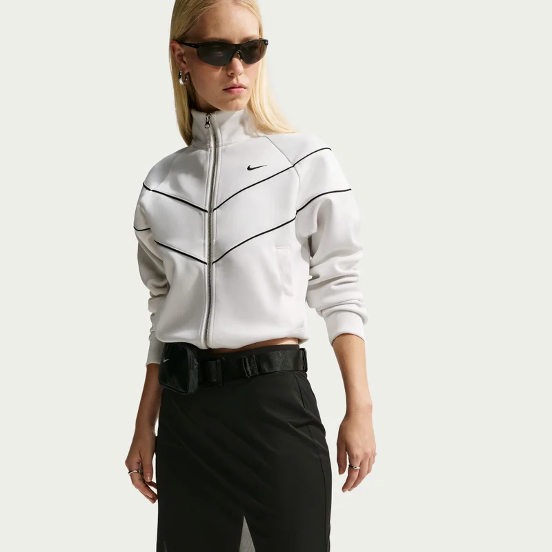 Nike White Women's Sportswear Windrunner Jacket for Women | Best Price UAE