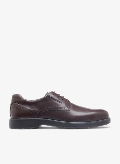 Le Confort Men's Solid Derby Shoes with Lace-Up Closure