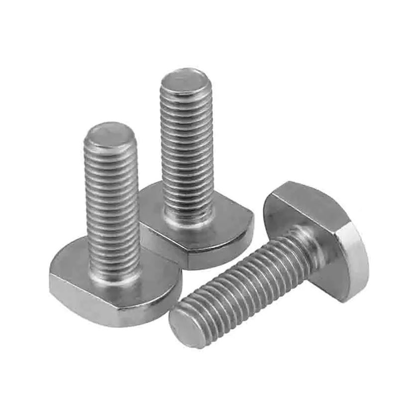 Hammer Head T Bolts, T-Slot T-Bolt Screws 304 Stainless Steel M5-M12 25-55mm Pack of 5(M10*55mm) - Image 2