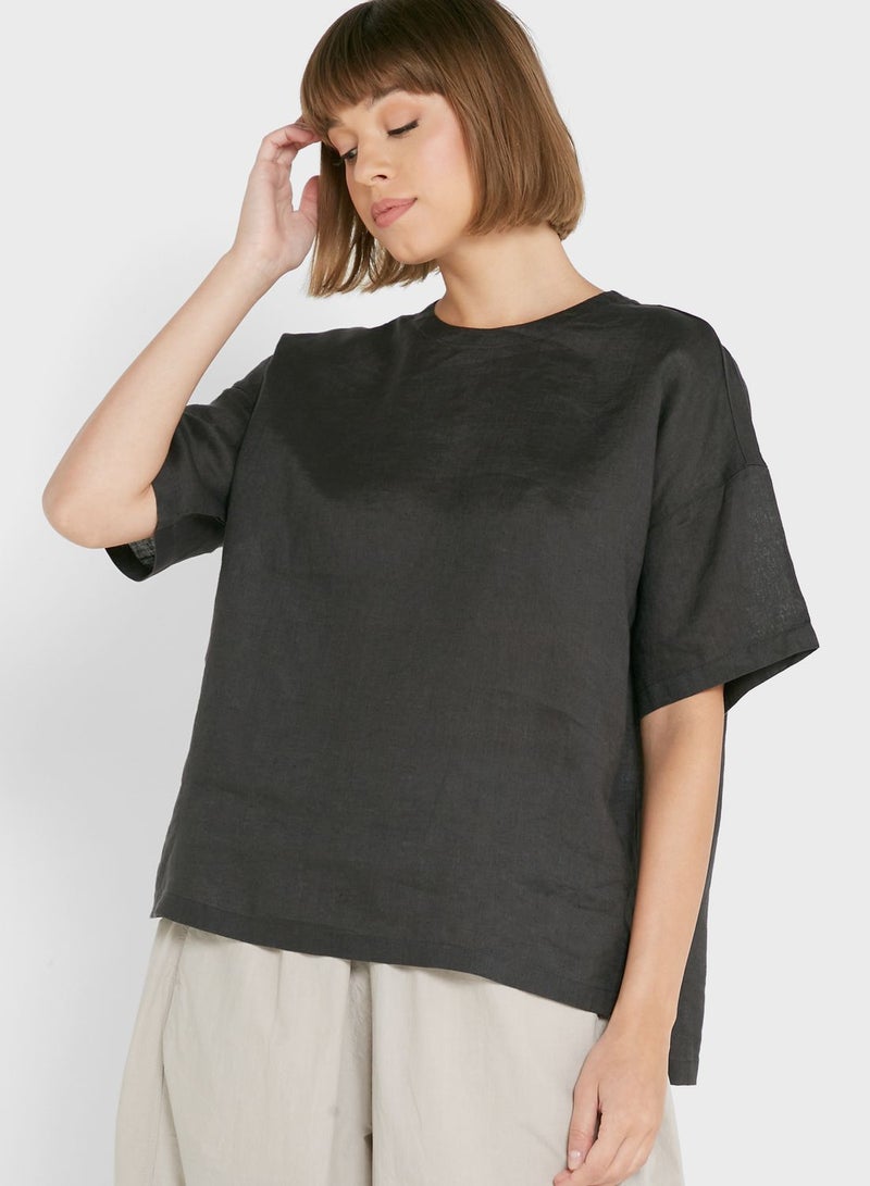 MUJI Crew Neck Top - Image 1