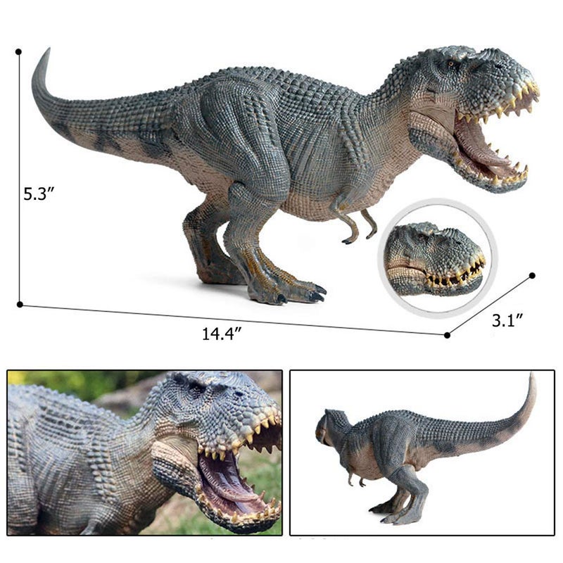 EOIVSH Dinosaur Toy Vastatosaurus Rex with Movable Jaw Realistic Dinosaur Action Figure Vrex Toy Plastic Educational Animal Model Figurine for Collection Gift Birthday Gifts Party Favor - Image 3