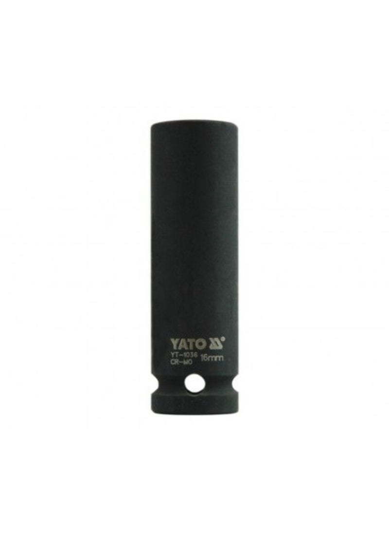 Yato YATO Deep Impact Socket 16mm 1/2"Dr YT-1036 PL 