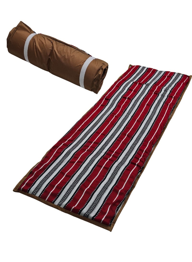 SMART HOME Premium rug and mat with comfortable foam filling - a soft-touch rug with beautiful patterns made from high-quality materials, a floor mat for home, travel, camping, hiking, and outdoor activities. Luxurious rug measuring 190x70 cm. - Image 1