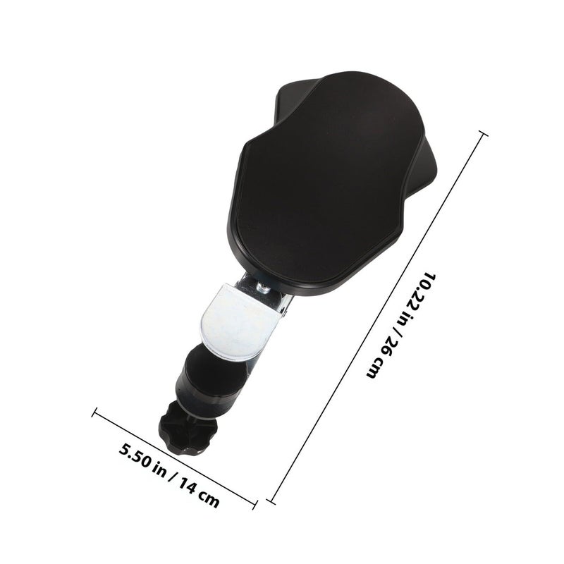 Ergonomic Elbow Rest Support Rotatable Folding Computer Desk Arm Pad Black - Image 3