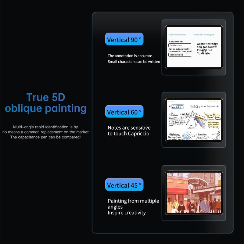 Ipad Pencil: Transparent Capacitive Design - Magnetic Adsorption Wireless Fast Charging Ipad Stylus Pencil for Ipad 9th & 10th Generation - Image 3