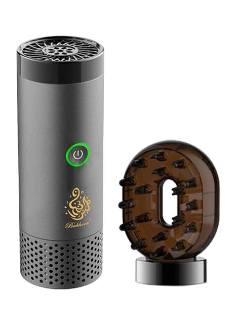 Portable Electric Incense Burner, Arabian Aroma Diffuser, USB Mini Car Incense Burner, Arabic Bukhoor Incense For Home or Car (Black)