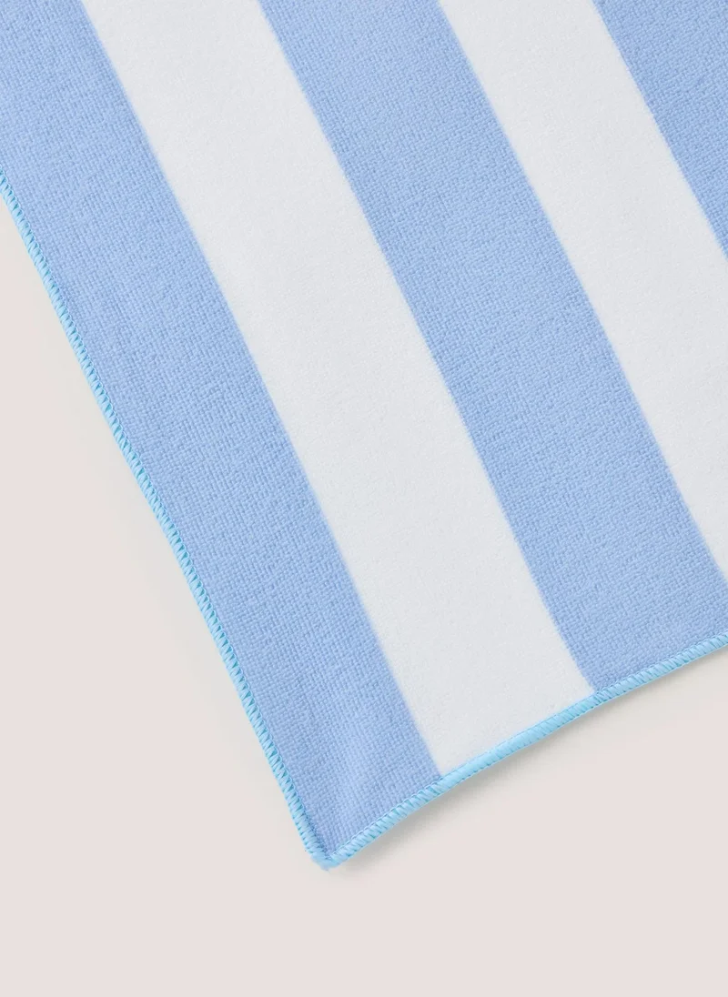 ماتلان Blue Stripe Beach Towel