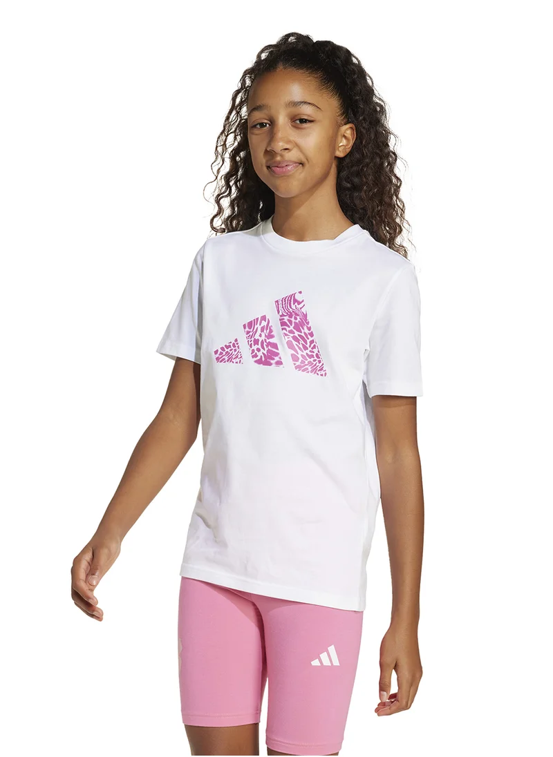 Adidas Youth Animal-Print Graphic T-Shirt